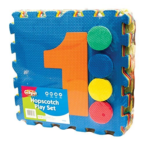 Preisvergleich Produktbild Invero® Große Außen Schaumstoffpolster Garten Hopscotch Spielautomat Spiel für Kinder