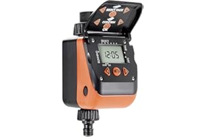 Claber D84130000 Aquauno Wasserzeitschaltuhr, bis zu 6 Bewässerungszyklen pro Tag