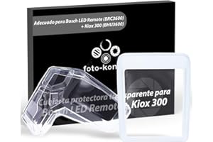 foto-kontor Funda Protectora en Juego de 2 Compatible con Bosch Kiox 300 (BHU3600) y Bosch LED Remote (BRC3600) Cubierta Transparente para Pantalla y Unidad de Control de Bicicleta eléctrica