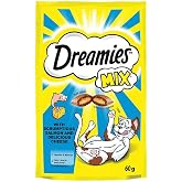 Dreamies Kuru Kedi &Ouml;d&uuml;l Maması, Somonlu ve Peynirli, 60 G