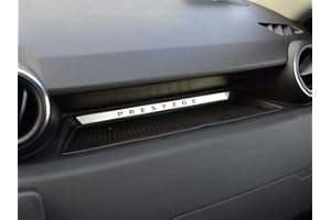 AUTOCOVR Copertura In Acciaio per DUSTER 2 II PRESTIGE 2017 2018 2019 2020 Accessori - 1 Pezzo Emblema Cornice Targa Inox Metallo Spazzolato Interni Fatto Su Misura Decorazioni Tuning