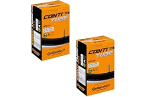 Continental Unisex's MTB Tube 26" Inner, Black, [47-559->62-559] Pack of 2