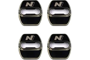 HZADY 4 Stück Autotürschloss-Abdeckung, passend for Hyundai, for Tucson, for Creta, for I20, for I30, for N, for Fastback, for I30N, for Veloster, for KONA, for Aktivatorgehäuse, Styling-Zubehör ( Color : B