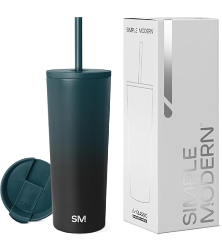 Simple Modern Kids 24oz beker met handvat en siliconen