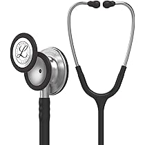 3M Littmann Classic III Monitoring Stethoscope, Black Tube, 27