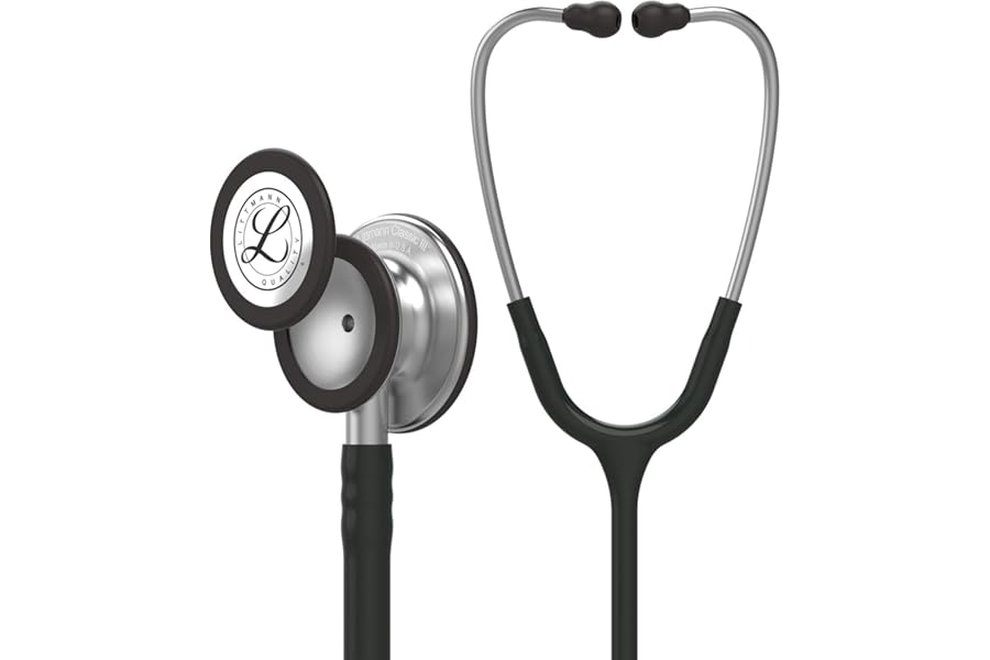 3M Littmann Classic III Monitoring Stethoscope, Black Tube, 27 inch, 5620