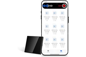 INTESSRY 128GB Voice Recorder 3072Kbps Recording Device with Intelligent Triple Noise Reduction, Audio Recorder with 4000Hrs Recording Capacity USB Rechargeable Recording Device Mini Voice Recorder