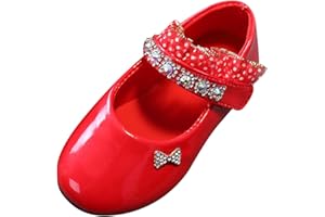 Goosuny Halbschuhe Mädchen Bequem Lackleder Kleinkind Sneaker Ballerinas Leder Kinder Mädchen Ballerinas Festliche Taufschuhe Schuhe Für Festliche Partei Hochzeit