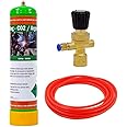 Argon CO2 Disposable Gas Mix Bottle KIT MIG TIG Welding w/Mini Regulator + Hose (Argon 86% / CO2 14%)