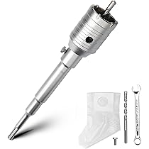 Boorkroon, 50 mm SDS-Plus set, M22 schroefdraad SDS-plus adapter 120 mm en centreerboor 8 x 110 mm, wandgatenzaag voor metselwerk, natuursteen, zandsteen, kunststeen, beton, marmer (50 mm
