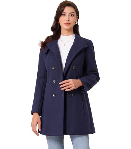 Manteau D'hiver En Laine AMERICAN EAGLE Outfitters Pour Femme - Taille M - Marron - Occasion Très Bon état
