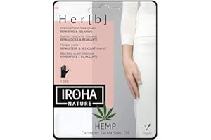 Iroha Nature - Maschera Guanti Mani - HEMP - Riparatrice e Rilassanti