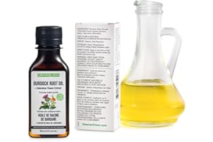Siberian Green Burdock Oil with Calendula Extract - 100ml Natural Burdock Root Oil for Hair Care, Hair Loss and Hair Loss