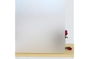 FXCIST Frosted Privacy Glass Window Film Opaque Privacy Window Sticker Door Cover Anti-UV Static for Office Bathroom Home (Frosted, 60x200cm)