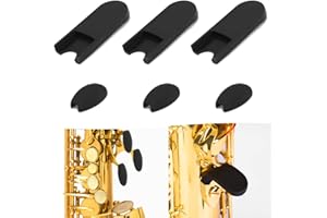 DaKuan Lot de 6 repose-pouce pour saxophone alto Noir