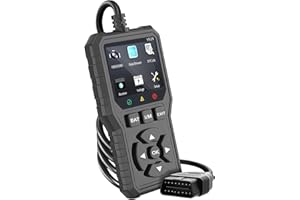 SOSISUL OBD2 Diagnosegerät OBD Auto Diagnose, Universal Auto Auslesegerät, KFZ Motor Fehlerauslesegerät Lesegerät mit Vollständigen OBDII Funktionen, Geeignet für BMW VW Mercedes Audi Alle OBDII Fahrzeugen