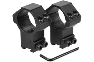 YONCONO 25,4mm mira telescópica Anillos,Enganche para Rail de 11mm de Anchura