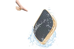 CYCONNCET Nano Glas Hornhautentferner,hornhautentferner, hornhaut entfernen fuß,Hornhautentferner für die Fußpflege zum Peeling abgestorbener Haut(Gold）