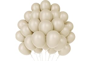 WAREHOUSE WARHOUSE Globos Blanca 12'' - 50 Piezas | Guirnalda de Globos para Cumpleaños,Graduaciones, Fiesta, Boda, Bautismo y Más - Decoración Festiva.