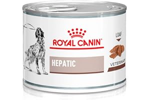 Royal Canin Veterinary Hepatic Mousse | 12 x 200 g | Aliment Complet diététique pour Chiens Adultes | Peut contribuer à Soutenir la Fonction hépatique en Cas d'insuffisance hépatique