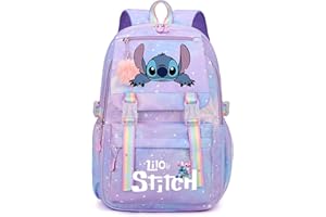 Formemory Stitch Mochila escolar, Mochilas Para Niños, Mochilas Escolares, Gran Capacidad Infantiles Mochilas, para Niñas, De Gran, informal