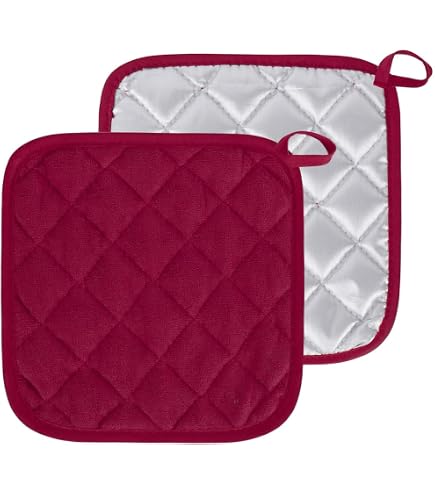 Torchons De Cuisine Maison D'Hermine Fanny Lavender - Lot De 3 - 50x70 Cm - 100% Coton - Motif Printanier