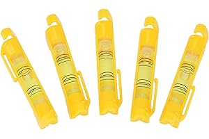 BTER Line Hanging String Line level, High Precision Rope Bubble Level, Mini with Molded Hooks for Plumbing Bricklaying Tiling Guttering