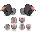 zeadio Custom Molded Earplugs, Comfortable Percussive Filters Hearing Protection for Shooting, Concerts, Work and Travel (EX11)