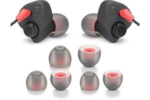 zeadio Custom Molded Earplugs, Comfortable Percussive Filters Hearing Protection for Shooting, Concerts, Work and Travel (EX11)