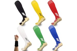 Dee Plus Kids Socks Anti Slip Boys Girls Football Socks Children Non-Slip Long Compression Sports Socks Rubber Pads Soccer Basketball Socks Running Outdoor for Age 6-11