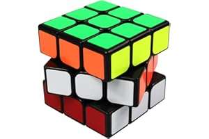 FC MXBB 3x3 PVC Sticker Smooth Speed Puzzle Magic Cube Black -Twist Brain Teasers IQ Toys for kids 56mm