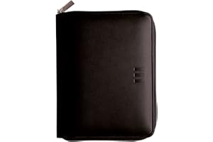 Finocam - Agenda Organizador Open Cremallera Clan 2025 Semana Vista Vertical Enero 2025 - Diciembre 2025 (12 meses) Negro Catalán