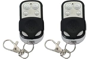 Okaywork Control remoto universal - Mando garaje universal, Código rodante de 4 botones, Mando a distancia para puerta compatible con 433 MHz, universal garage remote control.(2 piezas)