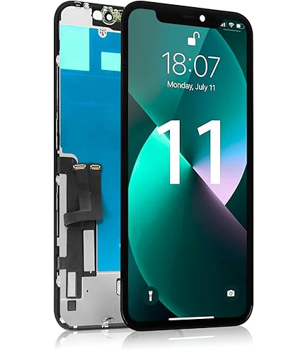 Fixerman Schermo Display LCD per iPhone 11, 3D Touch Sostituzione Vetro Digitalizzatore Parti 6,1 Pollici di Ricambio con Kit di Riparazione, Compatibile con Modello A2111, A2221, A2223