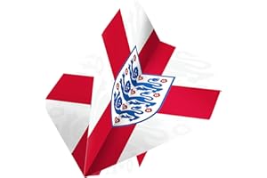Darts Corner England Dart Flights | Officially Licensed England FA in Standard No2 Shape | Available in 3 Designs and Packs of 1, 3, 5 & 10