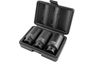 JBM 52694 - Pack de 3 vasos de impacto (1/2")