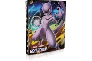 LUCKBOYI Classeur Carte Pokemon,Classeur Carte 4 Poche, Porte Cartes, Titulaire Cartes Album, Organisateur de Cartes,Livre de Protection Cartes, 30 Pages Capacité de 240 Cartes