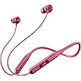 Boat Rockerz 255 ANC, 100HRS Battery, Spatial Audio, 32dB ANC, Fast Charge(10Mins=24HRS), 3Mics AI-ENx Tech, 13mm Drivers, Bluetooth Neckband, Wireless with Mic Earphones (Magenta Pop)