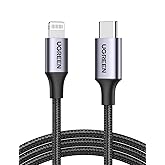 UGREEN USB C - Lightning Kablosu MFi Sertifikalı USB C Lightning Şarj Kablosu PD 3.0 iPhone 14, iPhone 13, iPhone 12, iPhone 