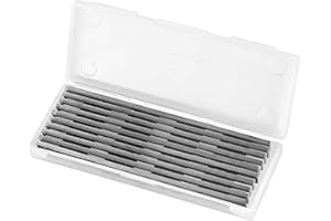 XUJINSONGG 10 Pcs 82mm Reversible Planer Blades, Stainless Steel Electric Planer Blades With Two Cutting Edges & Precision Ground HSS Compatible with Bosch Hitachi Black & Decker DeWalt Planer