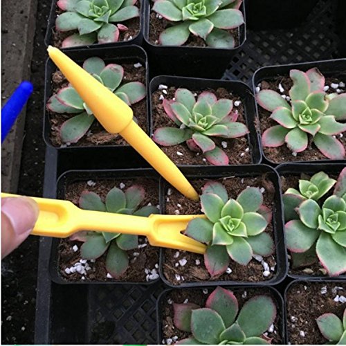 14Pcs Mini Gartenarbeit Handwerkzeuge Set Sukkulenten Pflanzen Bewässerung Flaschen Verpflanzung Miniature Fairy Garten Pflanzung Hand Tools Set Include Pruner, Mini Rake, Wasser Flasche und Schaufeln - 3