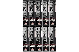 Gizeh 10x Black King Size Slim Papers extra fine inkl. Filtertips perforiert (10x34/34) Magnetverschluss 19809