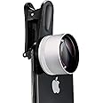 Azonee Smartphone Master Macro Lens with Phone Clip, for iPhone 15 14 13 12 Samsung Pixel Android, 17mm Thread Mount Cell Phone Macro Lens Attachment, Long Shoot Distance 40-85mm