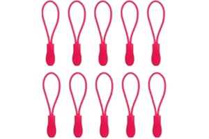 PAPER PLANE ECO Set of 10 Zipper Pull Zip Pull Zipper Puller Cord Slider Fastener Jacket Bagpack replacement