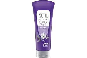 Guhl silverglans & vård behandling – innehåll: 200 ml – hårtyp: grå, blond – anti-gul nyans