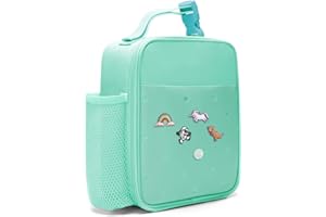 AOTM Isolierte Lunchtasche Kinder, DIY-Exklusive Lunchbox Tasche Jungen Mädchen, Tragbar Wasserdicht Kleine Kühltasche, Thermische Lunch Tasche für Schule/Picknick/Unterwegs