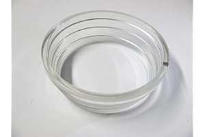 Dapo Deko-Ersatz-Schale-Abdeckschale oder Glasfuß für Nebler, Zimmerbrunnen Ersatzglas Dekoglas Ersatglaszfuß (Glasfuß 19-15,3 cm)