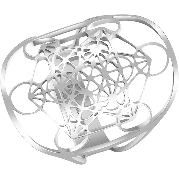 Anneau De Cube De Metatron Coudé Anneau De Géométrie Sacrée
