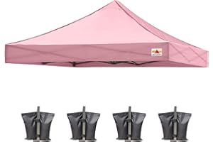 ABCCANOPY Pop-Up-Pavillon für den Außenbereich, Überdachung mit Vorhängen