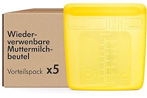 Medela Wiederverwendbare Muttermilchbeutel – breite Öffnung und Doppelverschluss – für Kühlschrank oder Gefrierfach – 220 ml, 500 Anwendungen